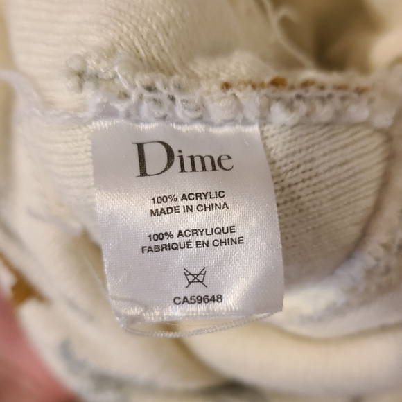 Dime off-white "haha!" Beanie one size - Picture 6 of 6